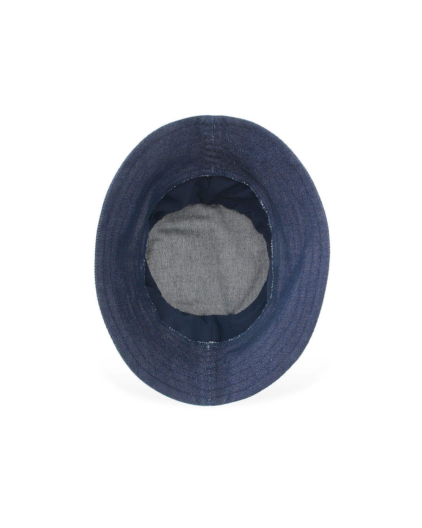 Upcycled Denim Hand Heart Embroidered Bucket Woman Hat
