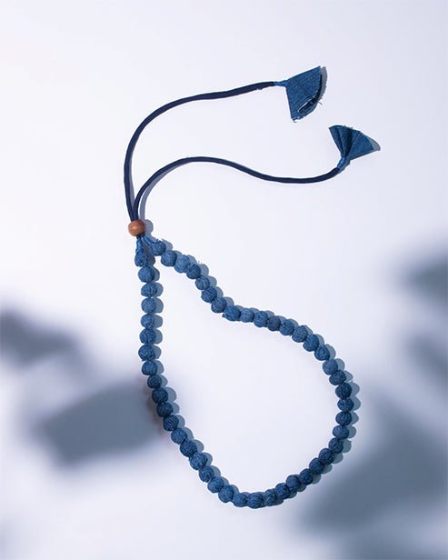 Handcrafted Upcycled Denim Jewellery Komaari - Dwij