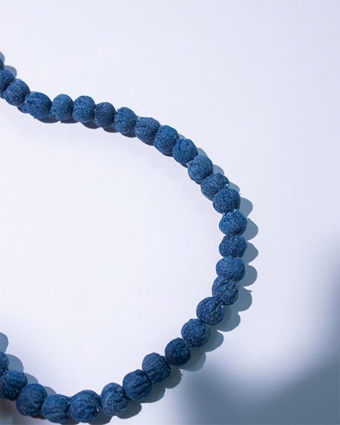 Handcrafted Upcycled Denim Jewellery Komaari - Dwij