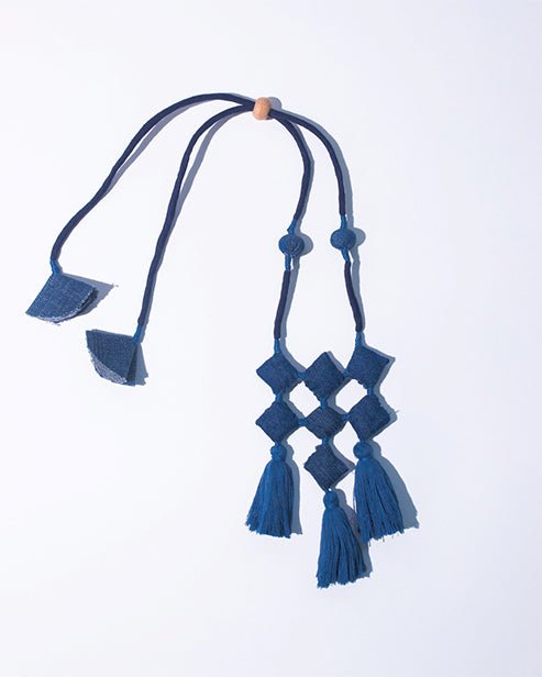Repurposed Denim Jewellery Bhavya - Dwij