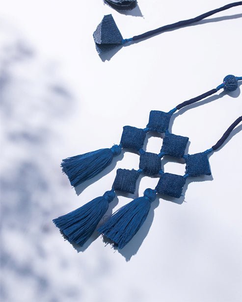 Repurposed Denim Jewellery Bhavya - Dwij