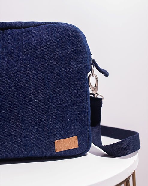 Upcycled Crossbody Unisex iPad sling Bag - Dwij