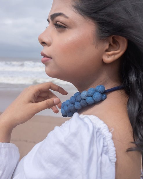 Upcycled Denim Jewellery Ameya - Dwij