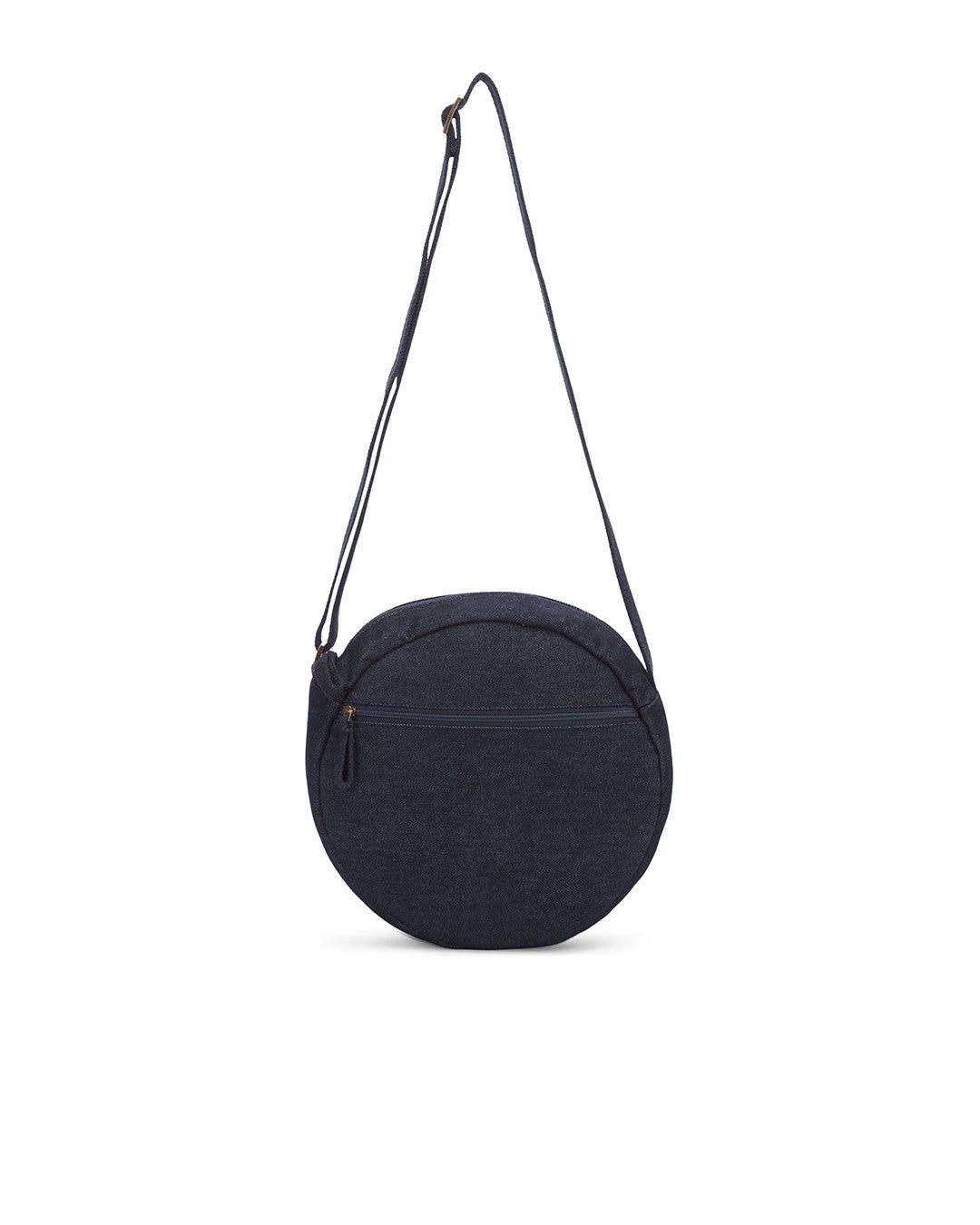 Upcycled Diagonal Striped Denim Circular sling - Dwij -