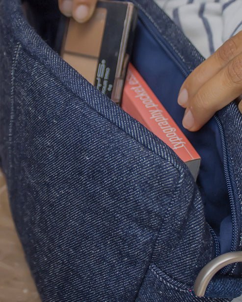 Upcycled Handcrafted Women's Crossbody Office Sling Bag - Dwij