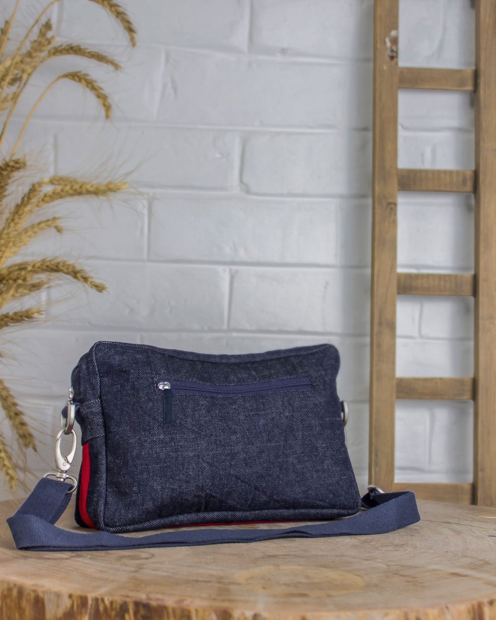 Upcycled Handcrafted Women's Crossbody Office Sling Bag - Dwij