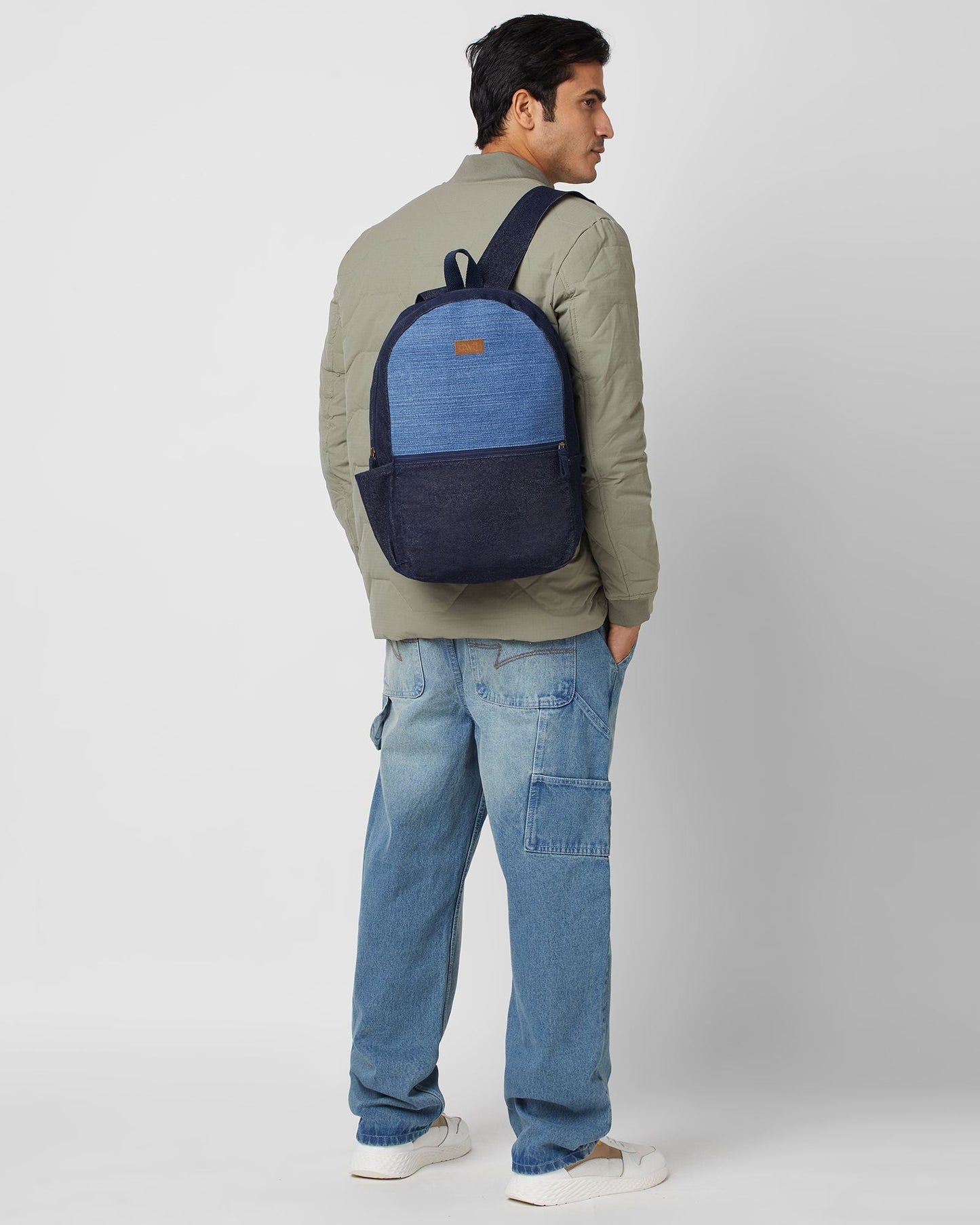 Upcycled Unisex Eco friendly Day Travel Backpack Bag - Dwij -