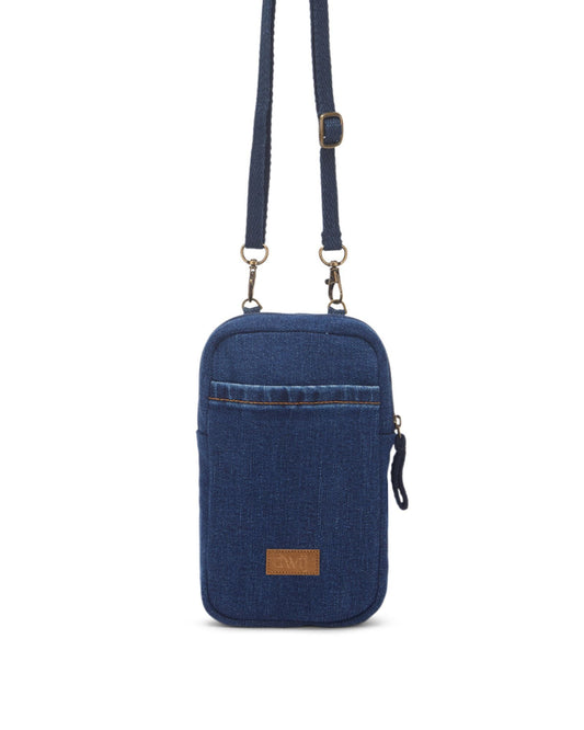 Upcycled Unisex Mobile sling Bag - Dwij -