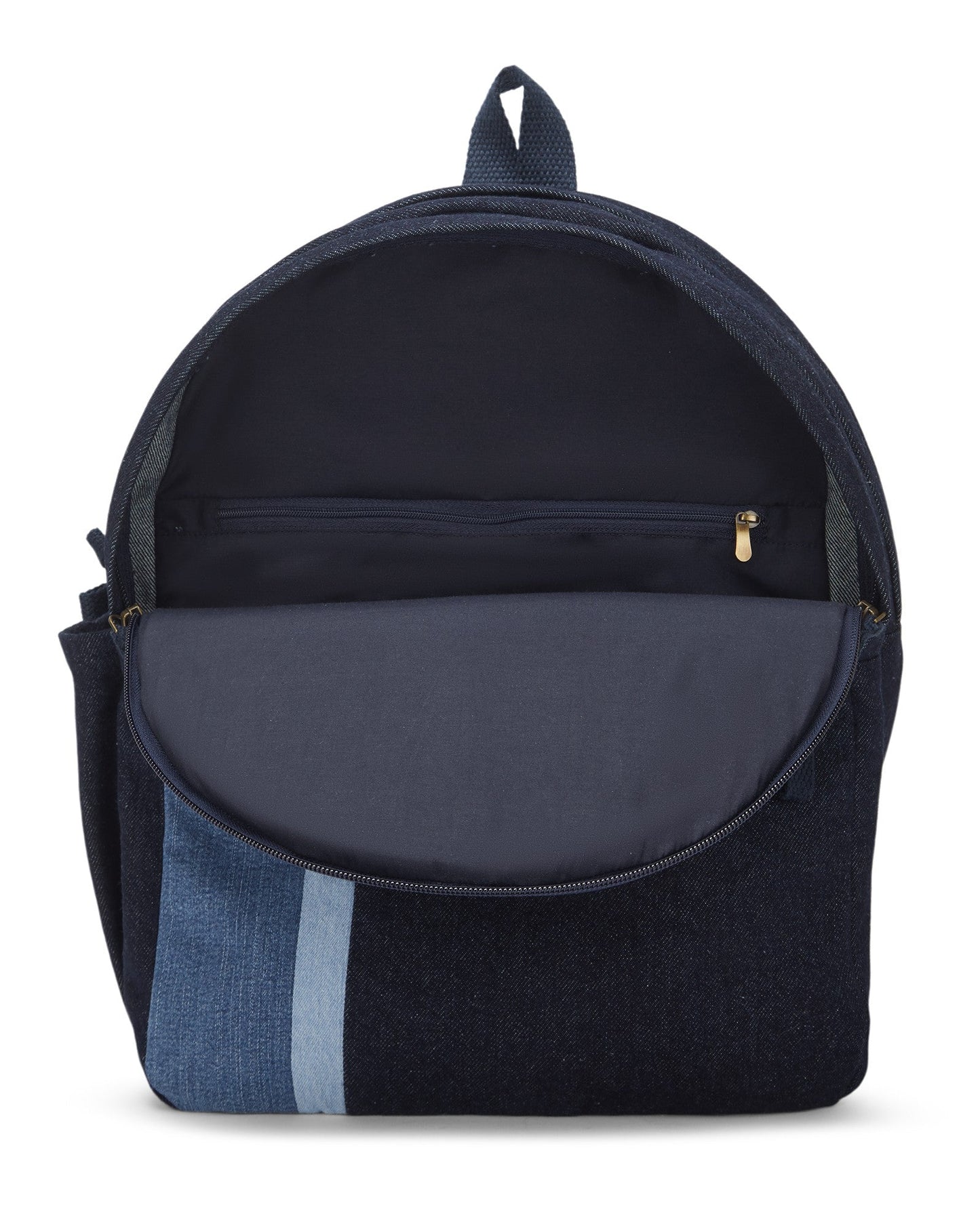 Upcycled Unisex Offbeat Denim Travel Backpack - Dwij -