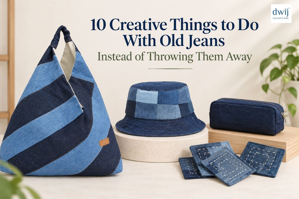10 Creative Things to Do With Old Jeans Instead of Throwing Them Away - Dwij