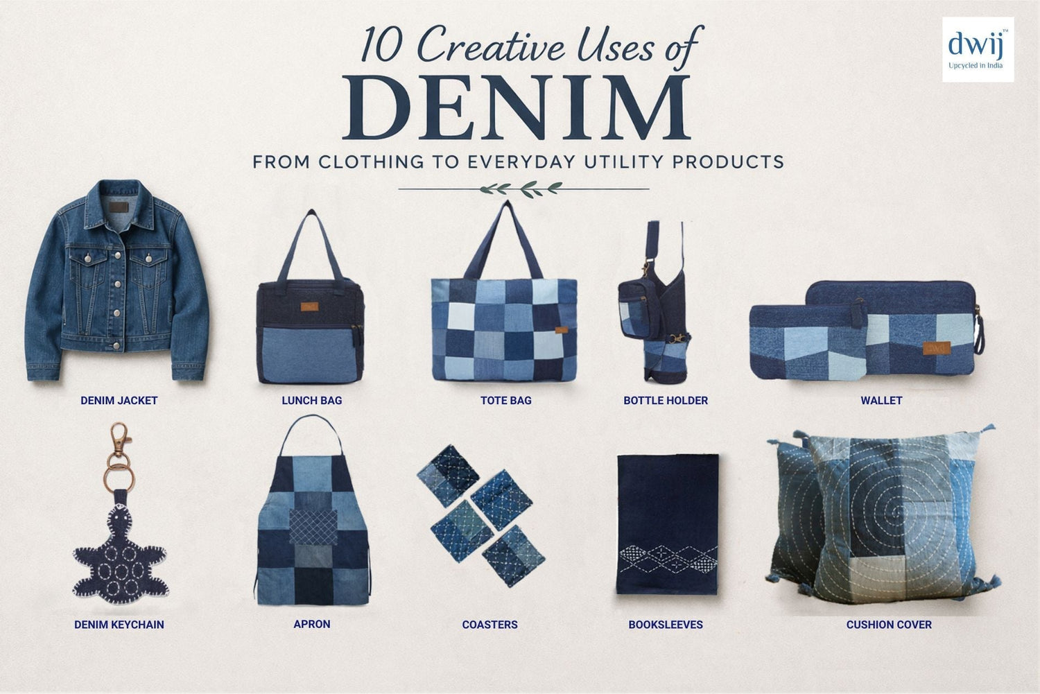10 Creative Uses of Denim: From Clothing to Everyday Utility Products