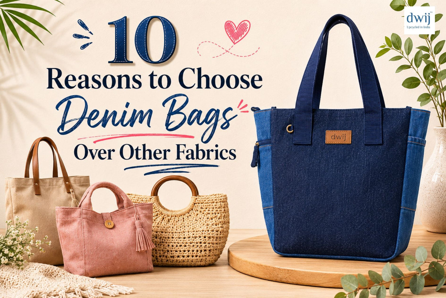 10 Reasons to Choose Denim Bags Over Other Fabrics