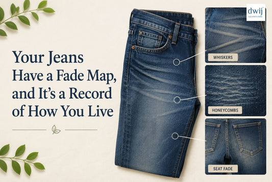 Your Jeans Have a Fade Map, and It's a Record of How You Live