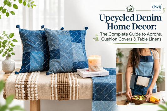 Upcycled Denim Home Decor: The Complete Guide to Aprons, Cushion Covers & Table Linens