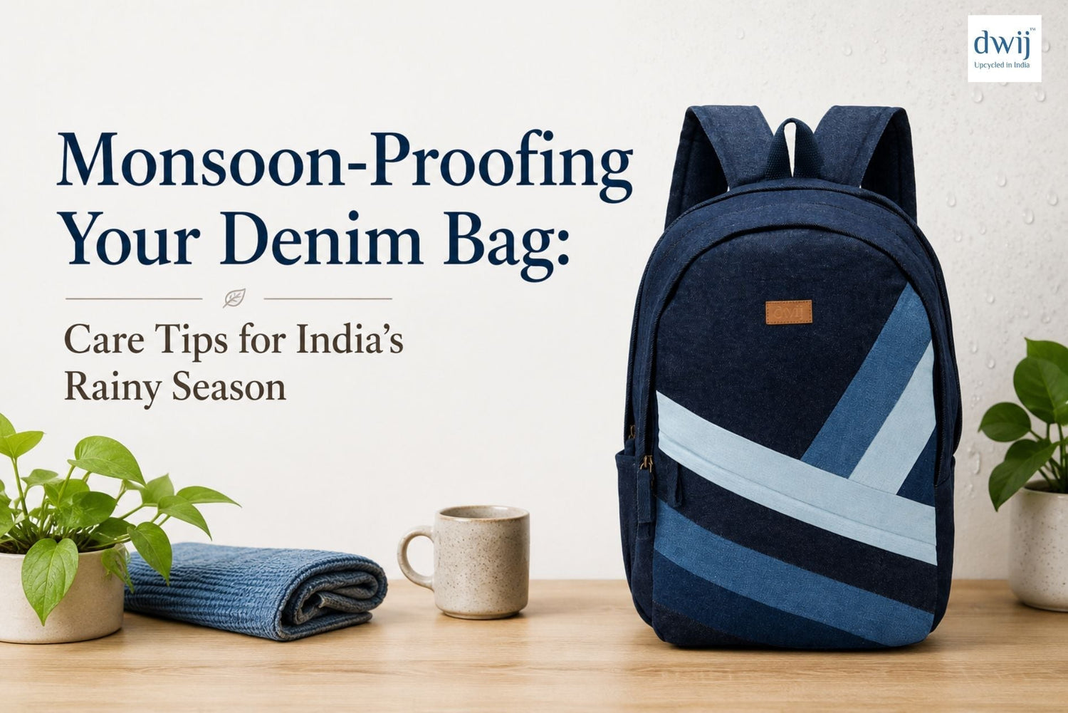 Monsoon-Proofing Your Denim Bag: Care Tips for India's Rainy Season