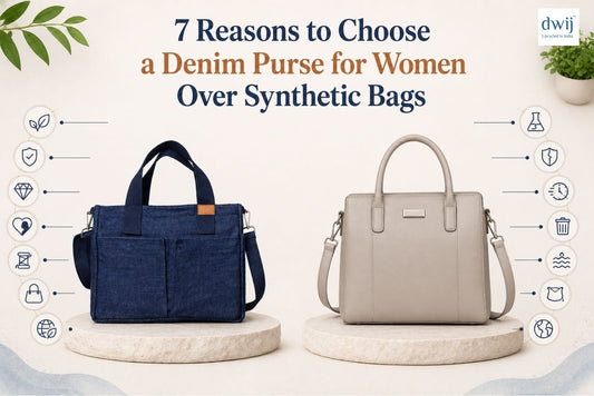 7 Reasons to Choose a Denim Purse for Women Over Synthetic Bags