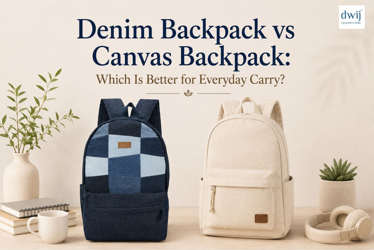 Denim Backpack vs Canvas Backpack: Which Is Better for Everyday Carry?