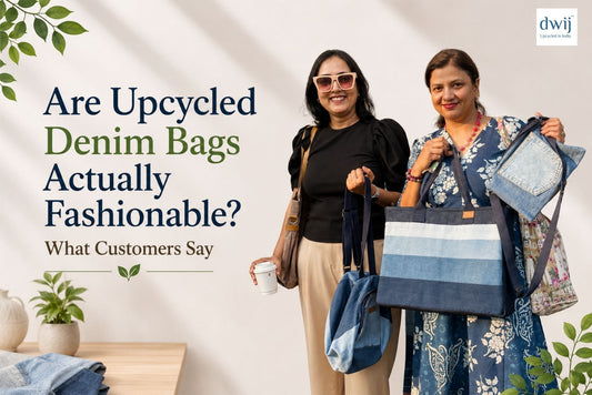 Are Upcycled Denim Bags Actually Fashionable? What Customers Say