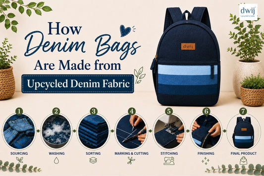 How Denim Bags Are Made from Upcycled Denim Fabric
