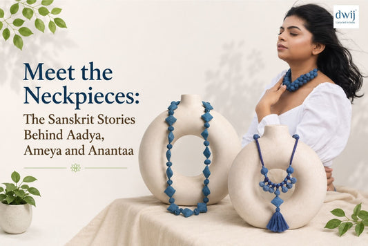 Meet the Neckpieces: The Sanskrit Stories Behind Aadya, Ameya and Anantaa