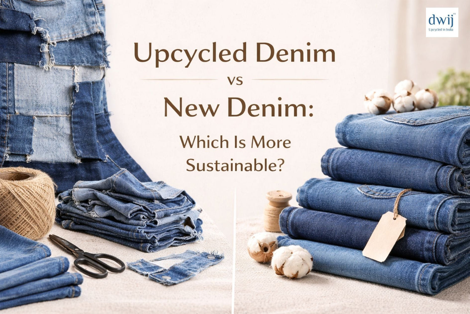 Upcycled Denim vs New Denim: Which Is More Sustainable?