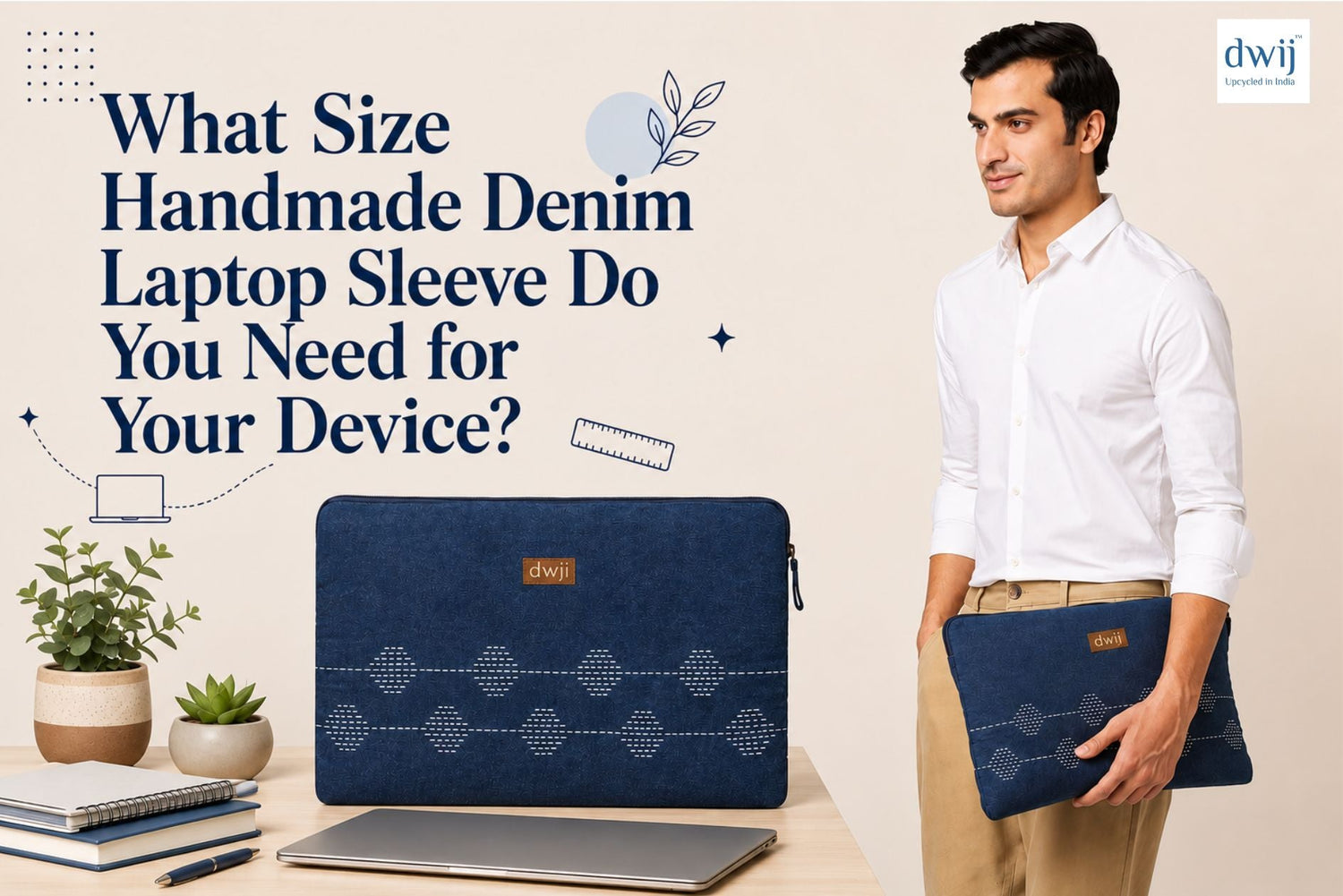 What Size Handmade Denim Laptop Sleeve Do You Need for Your Device?