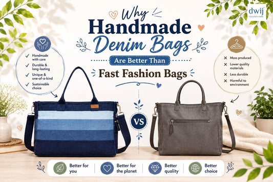Why Handmade Denim Bags Are Better Than Fast Fashion Bags