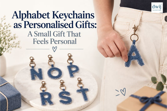 Alphabet Keychains as Personalised Gifts: A Small Gift That Feels Personal - Dwij