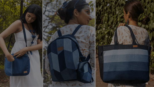 Bag Uses That Reduce Plastic Waste: The Power of Upcycled Denim - Dwij
