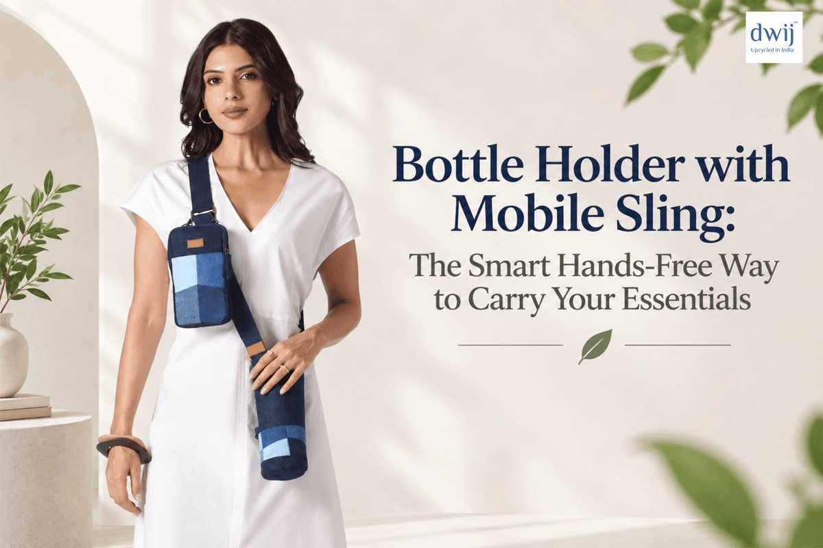 Bottle Holder with Mobile Sling: The Smart Hands-Free Way to Carry Your Essentials - Dwij