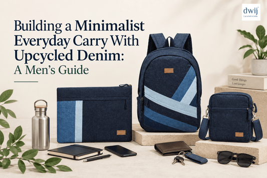 Building a Minimalist Everyday Carry With Upcycled Denim: A Men's Guide - Dwij
