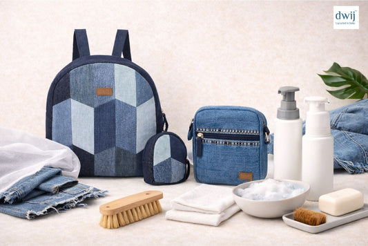 Denim Handbags: How to Clean, Protect & Prevent Colour Transfer - Dwij