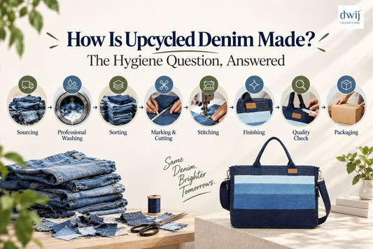 How Is Upcycled Denim Made? The Hygiene Question, Answered - Dwij