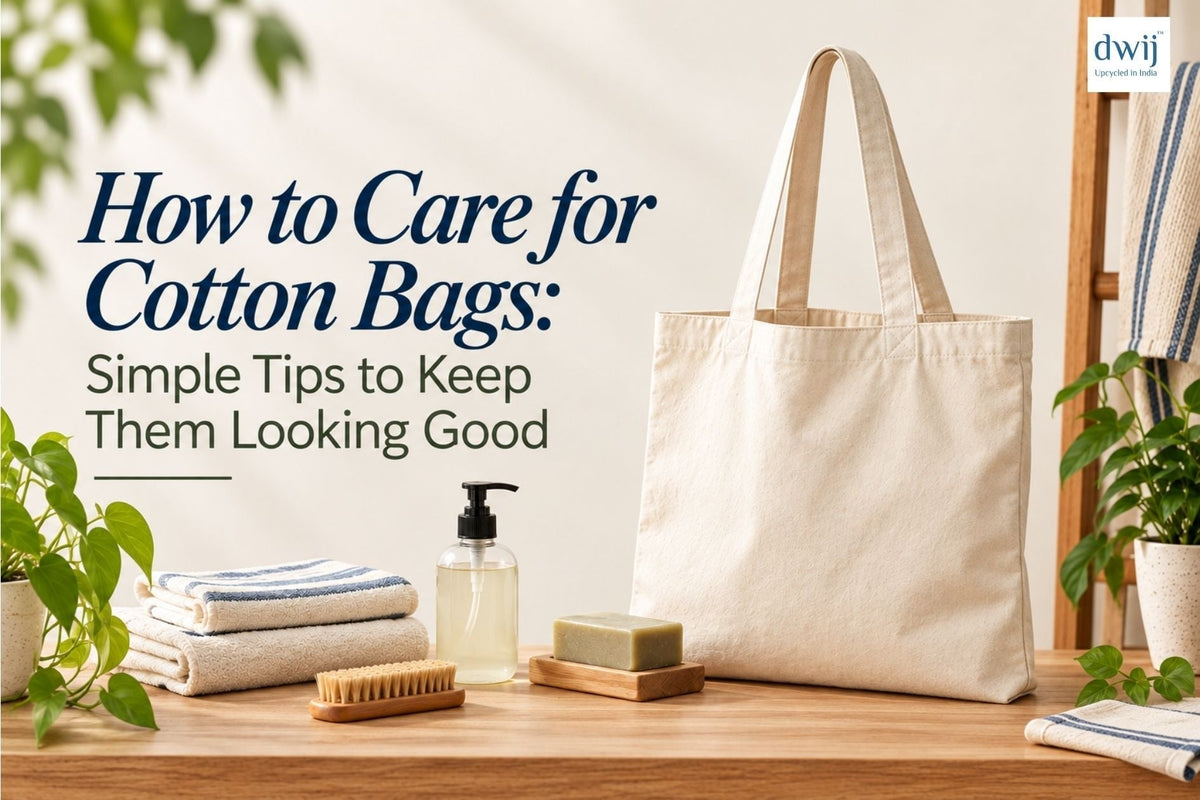 How to Care for Cotton Bags: Simple Tips to Keep Them Looking Good - Dwij