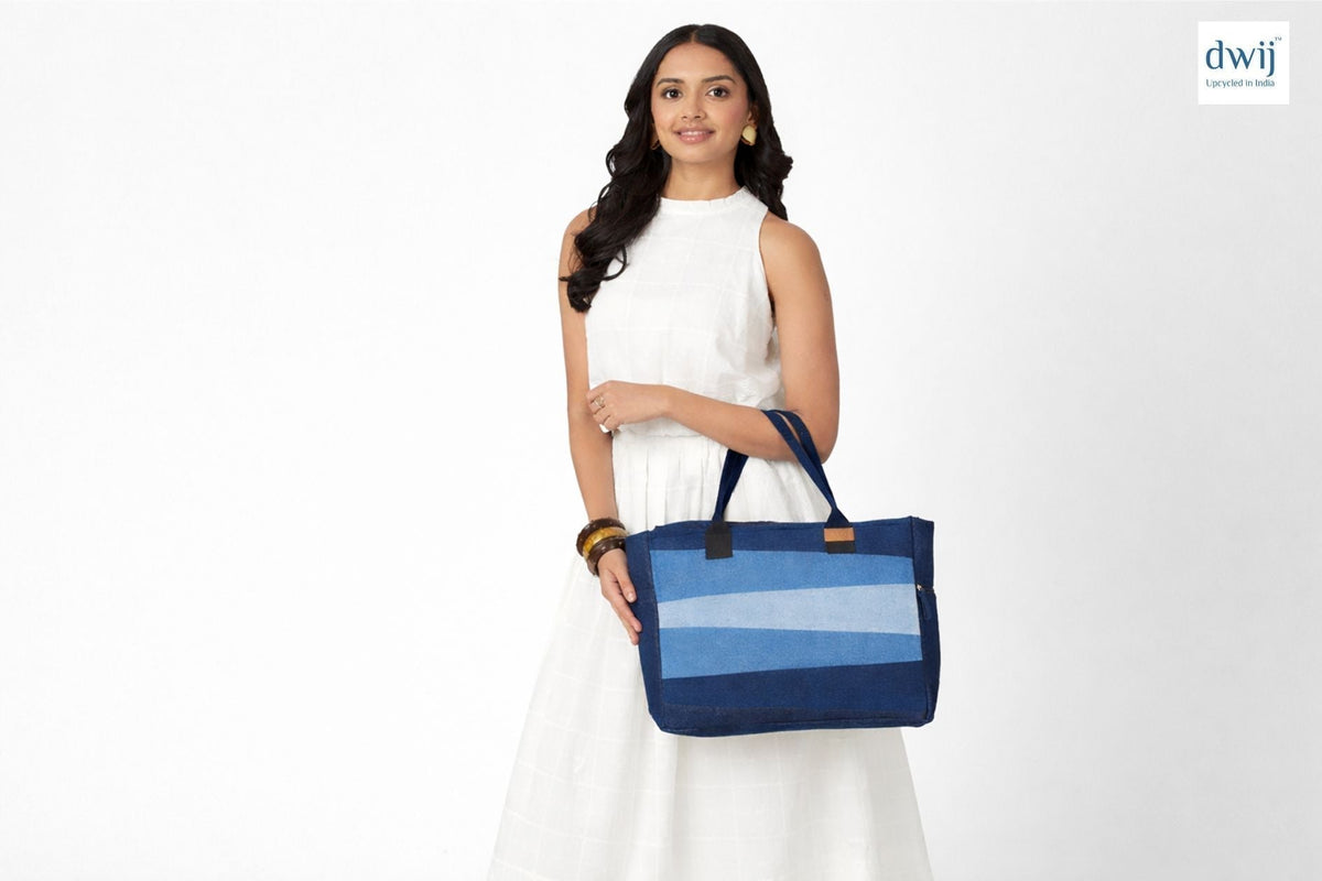 How to Style Your Denim Tote Bag for Any Outfit - Dwij