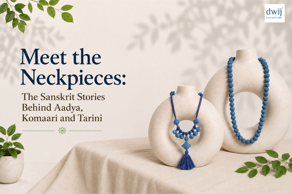 Meet the Neckpieces: Sanskrit Stories Behind Aadya, Komaari & Tarini - Dwij
