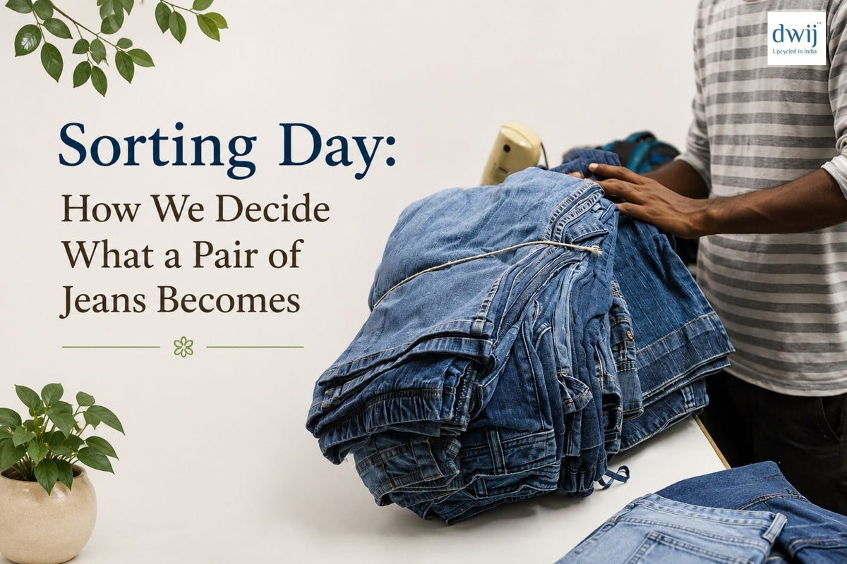 Sorting Day: How We Decide What a Pair of Jeans Becomes - Dwij