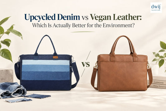 Upcycled Denim vs Vegan Leather: Which Is Actually Better for the Environment? - Dwij