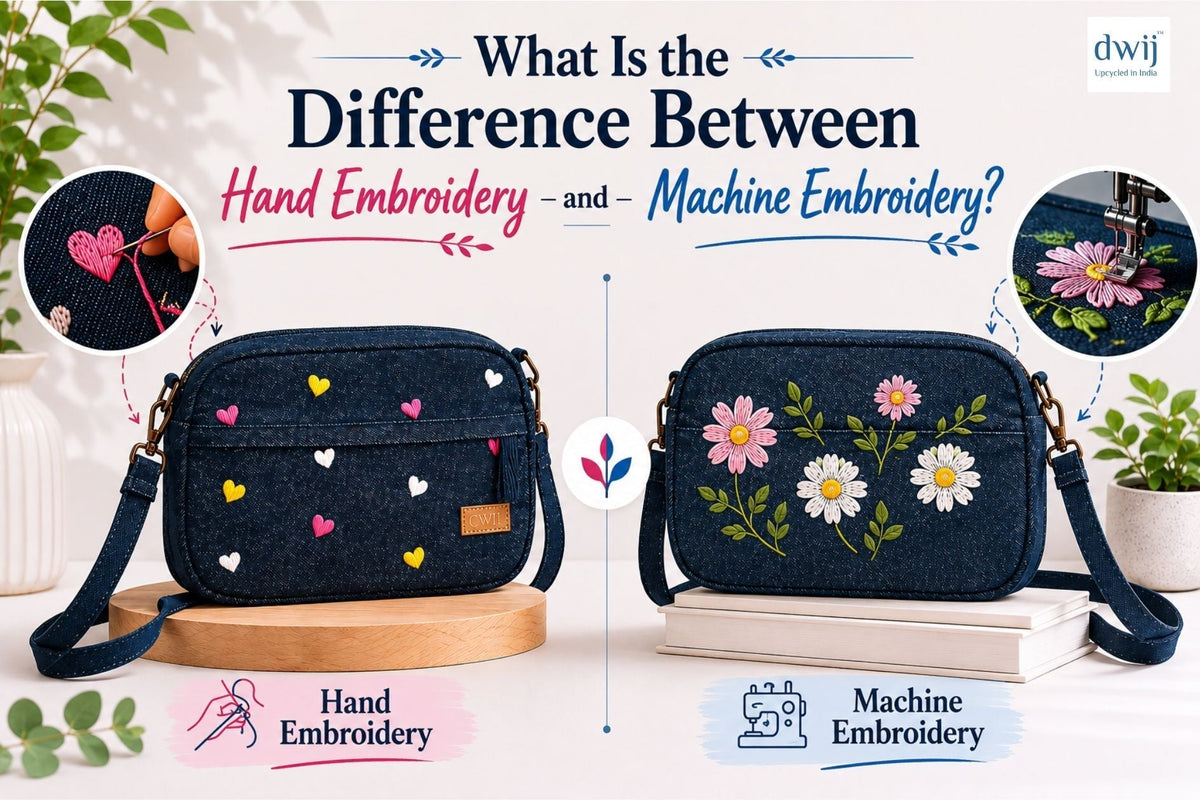 What Is the Difference Between Hand Embroidery and Machine Embroidery? - Dwij