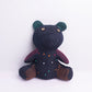 Hand embroidered Upcycled Jeans Toy- Teddy bear