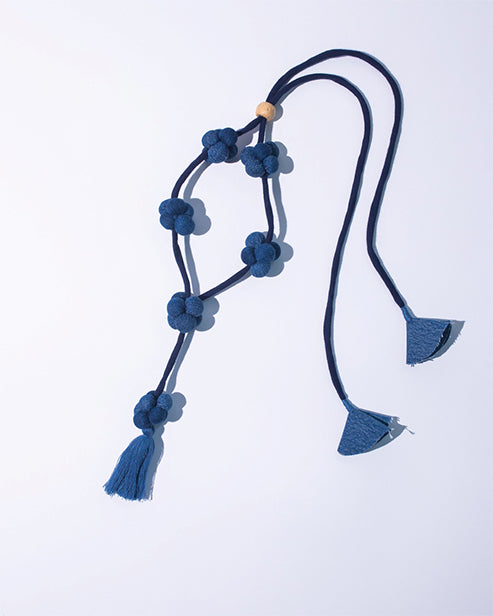 Repurposed Denim Neckpiece Nitya