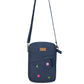 Upcycled Daisy Hand Embroidered Mobile sling Bag