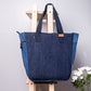 Upcycled Denim Large Tote Bag