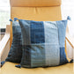 Hand embroidered Upcycled Jeans Cushion covers (set of 2)- Boxed