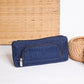 Upcycled Denim Jeans Blue Multipurpose Pencil Pouch