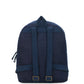 Upcycled Unisex Color blocked Denim Travel Backpack
