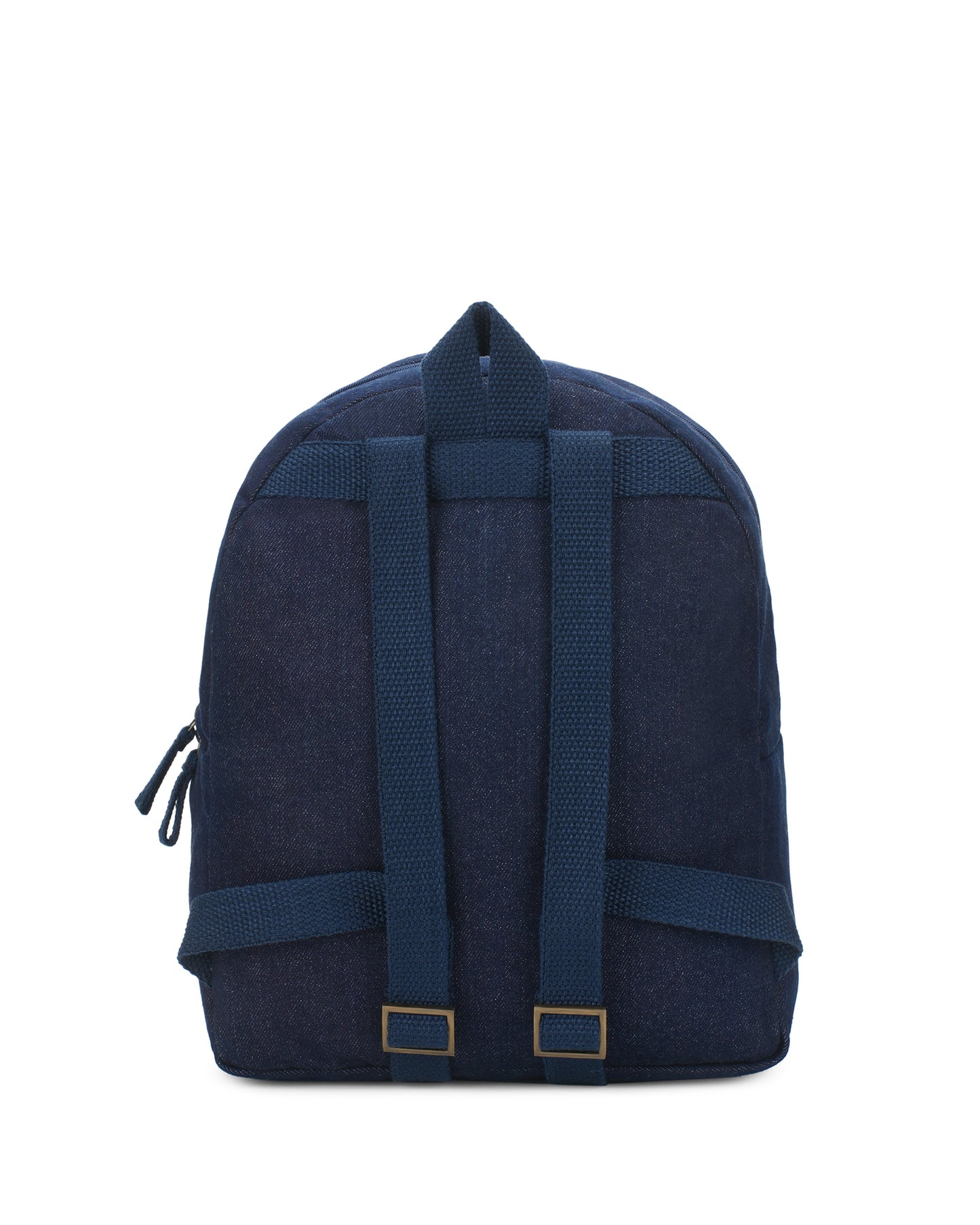 Upcycled Unisex Color blocked Denim Travel Backpack
