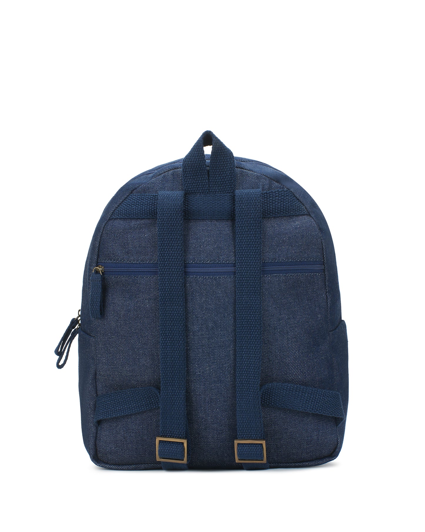 Hand Embroidered Daisy Denim Travel Backpack