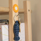 Upcycled Handcrafted Jeans Matsya Keychain Holder