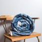 Handcrafted Upcycled Jeans Bed Cover/ quilt (Single bed size)